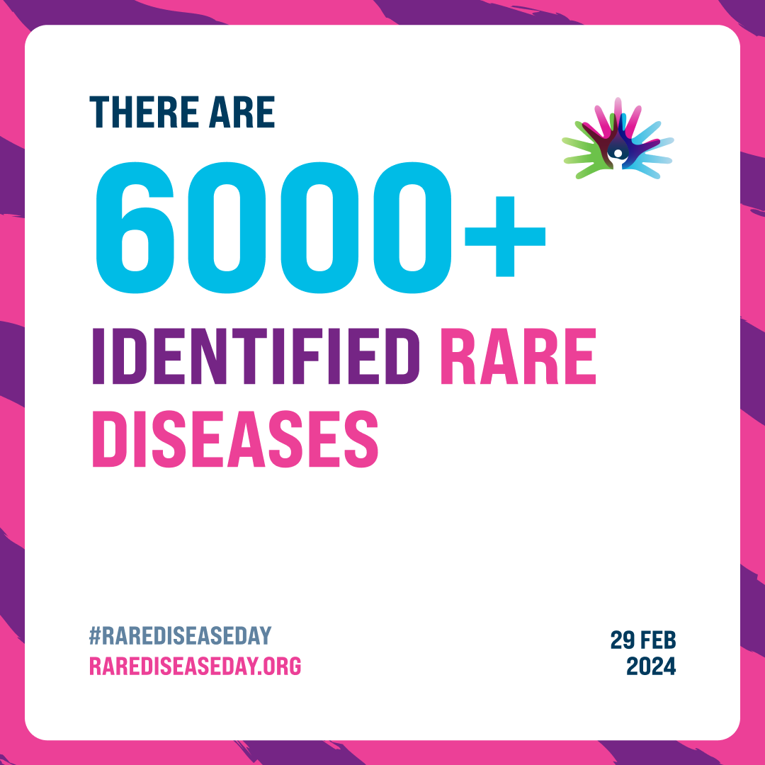 THERE ARE 6000+ IDENTIFIED RARE DISEASES #RareDiseaseDay rarediseaseday.org  29 FEB 2024 
